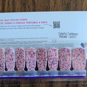 Color Street nail strips - Colorful Caribbean  2/$20  5/Free Ship